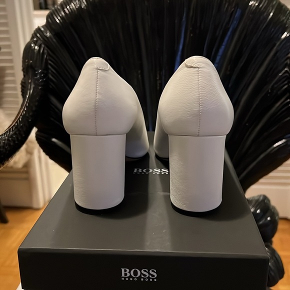 HUGO BOSS JANE PUMPS WHITE 8.5 - Picture 5 of 13